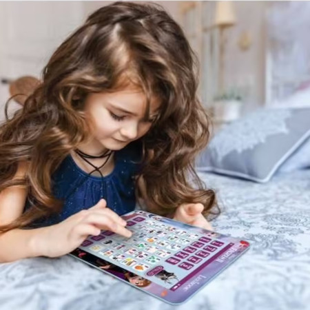 Tablette Éducative Bilingue Lexibook La Reine des Neiges Enfants avec Jeux et Activités Ludiques Anglais et Français