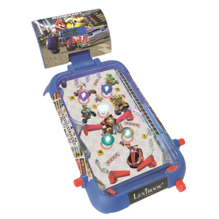 Flipper Électronique Lexibook de Table Mario Kart pour Enfants avec Effets Lumineux et Sonores