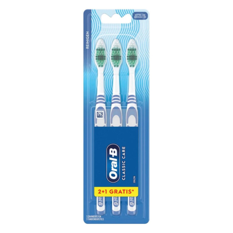 Pack de Brosses à Dents Oral-B Classic Care - Couleurs Aleatoires