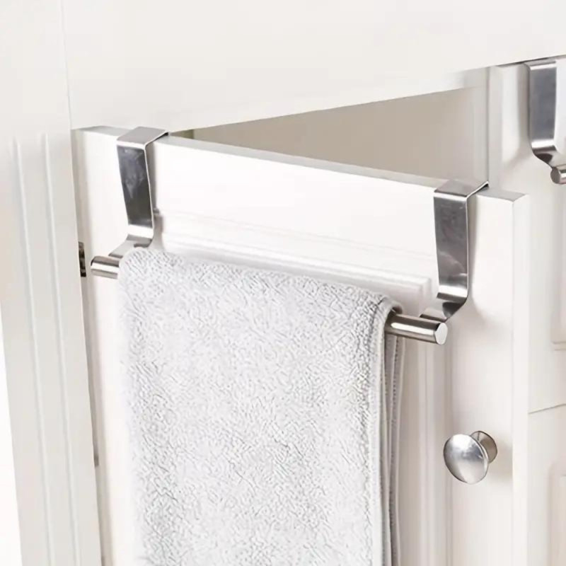 Porte-Torchons et Serviettes Extensible (25 à 40 cm) à Suspendre en Acier Chromé