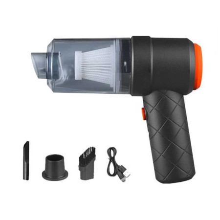Mini Aspirateur et Souffleur Sans Fil Rechargeable 2 en 1 avec accessoires