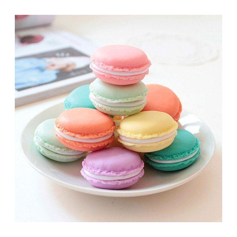 Pack de 6 Boites de Rangement en Forme de Macaron