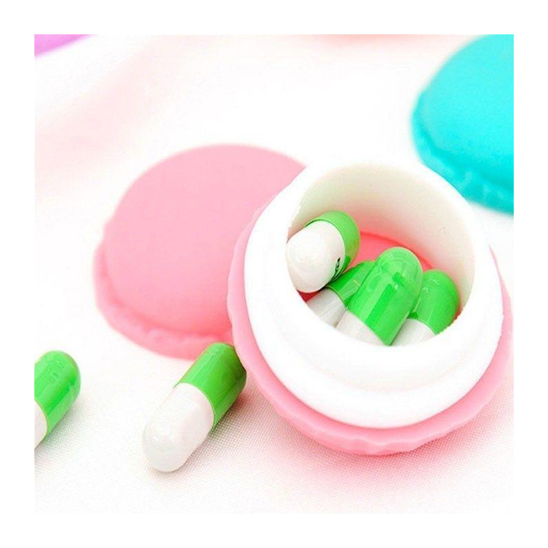 Pack de 6 Boites de Rangement en Forme de Macaron