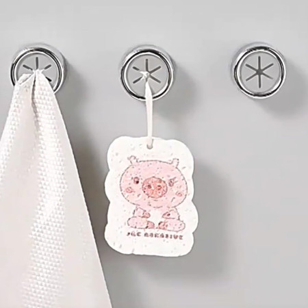 Pack de Porte-Torchons Adhésifs Ronds pour Cuisine, Salle de Bain et Maison