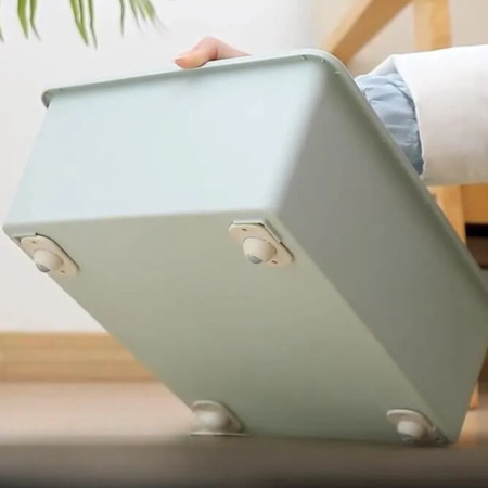 Pack de Mini Roulettes Universelles Auto-Adhésives Résistantes et Pivotantes à 360°
