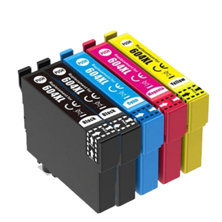 Pack de Cartouches 604 XL Compatibles pour Imprimante EPSON 604 XL