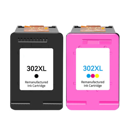Pack de Cartouches 302  XL Compatibles pour Imprimante HP 302 XL