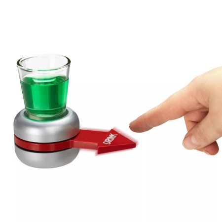 Jeu pour Apéro Spin The Arrow avec Verre à Shot et Flèche Tournante