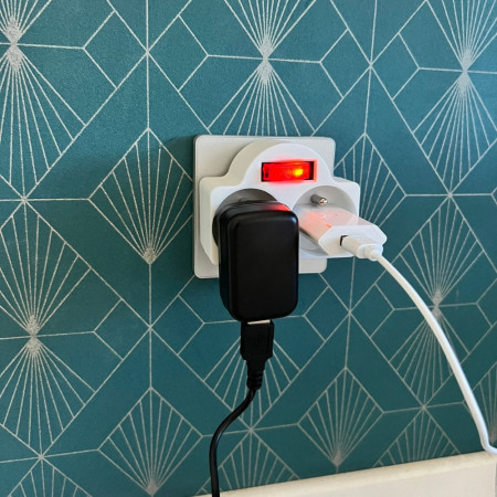 Biplite 2 Prises avec Interrupteur Intégré - 2x16A - 230V