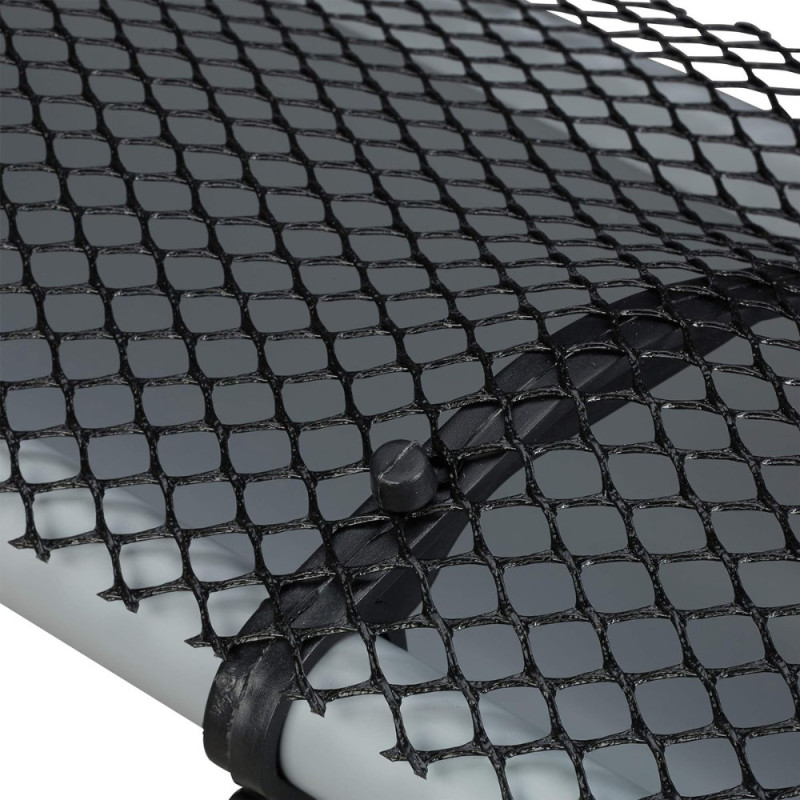 Grillage de Protection en Mailles Fines pour Gouttière avec Crochets de Montage - 15cm x 6M