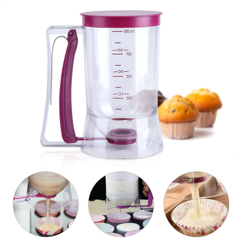 Distributeur de pâte 900 mL pour crêpes, pancakes et pâtisseries