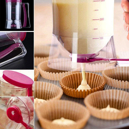 Distributeur de pâte 900 mL pour crêpes, pancakes et pâtisseries
