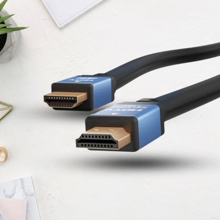 Câble HDMI 4K 1,5m Haut Débit Compatible Tous Appareils Multimédias