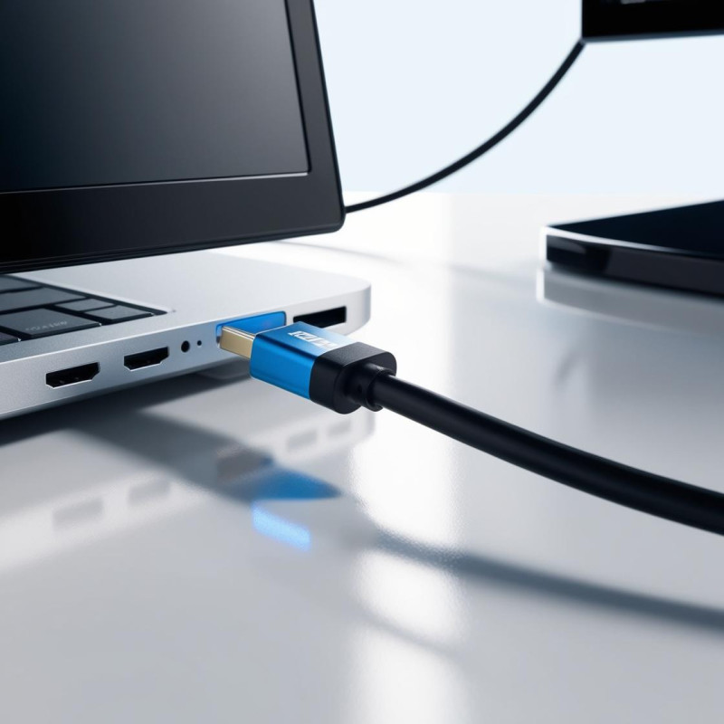 Câble HDMI 4K 1,5m Haut Débit Compatible Tous Appareils Multimédias