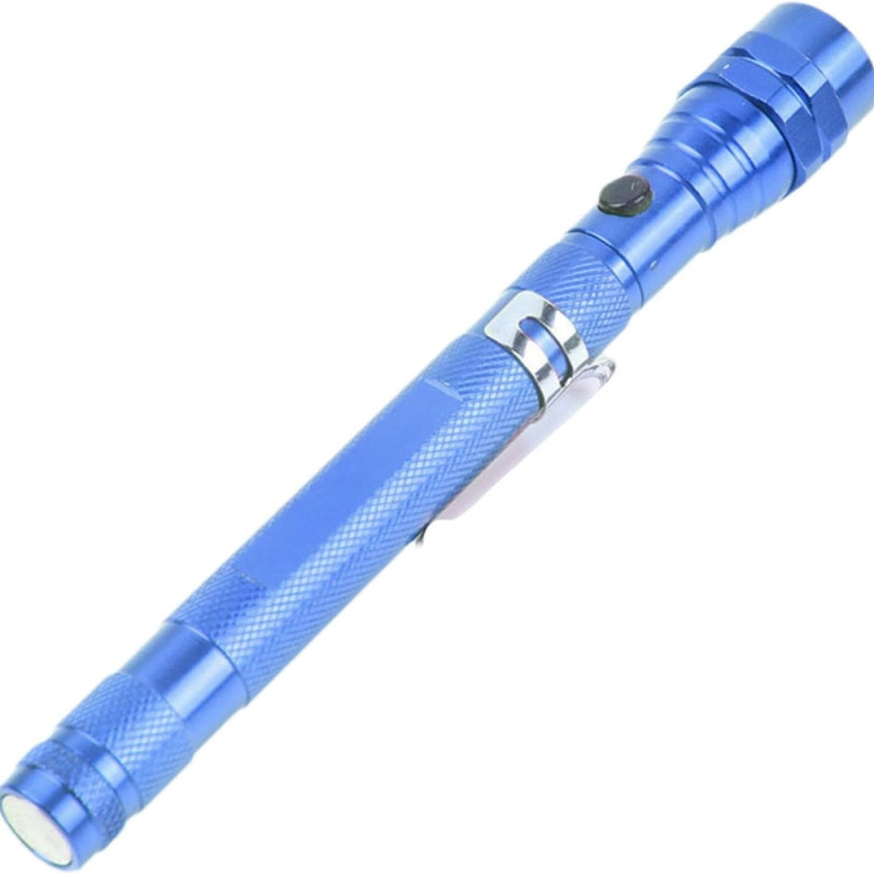 Lampe de Poche Télescopique Magnétique Flexible 17 à 55 cm avec 3 LED et Intensité Réglable