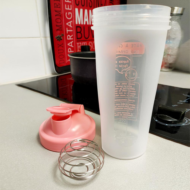 Shaker à Crêpes et Pancakes 600 ml – Une pâte parfaite, facilement et sans grumeaux