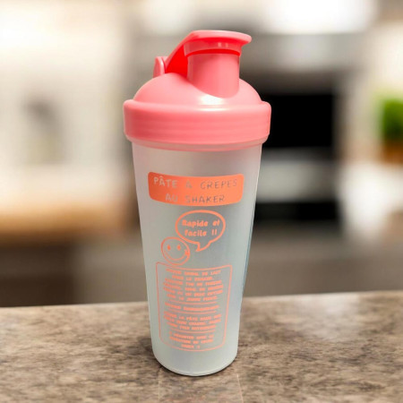 Shaker à Crêpes et Pancakes 600 ml – Une pâte parfaite, facilement et sans grumeaux