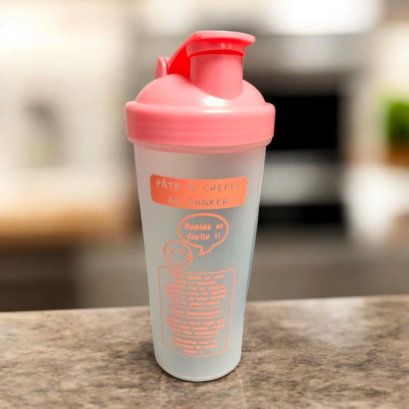 Shaker à Crêpes et Pancakes 600 ml – Une pâte parfaite, facilement et sans grumeaux