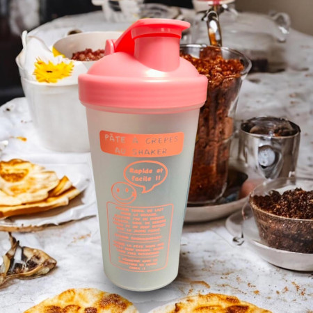 Shaker à Crêpes et Pancakes 600 ml – Une pâte parfaite, facilement et sans grumeaux