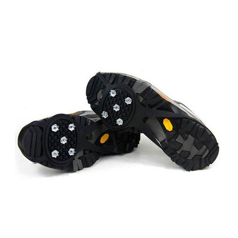 Semelles Anti-dérapantes Anti-Glisses avec Crampons pour Neige Glace Verglas