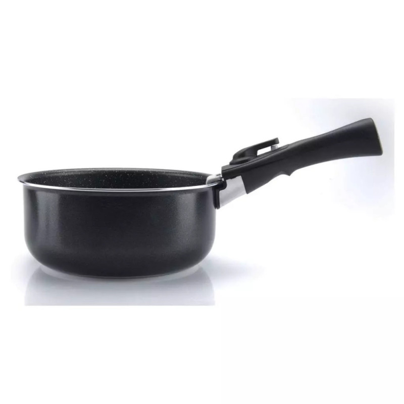 Batterie de Cuisine 15 Pièces Arthur Martin Poêles et Casseroles Gris Mat en Aluminium avec Accessoires