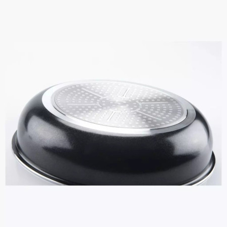 Batterie de Cuisine 15 Pièces Arthur Martin Poêles et Casseroles Gris Mat en Aluminium avec Accessoires