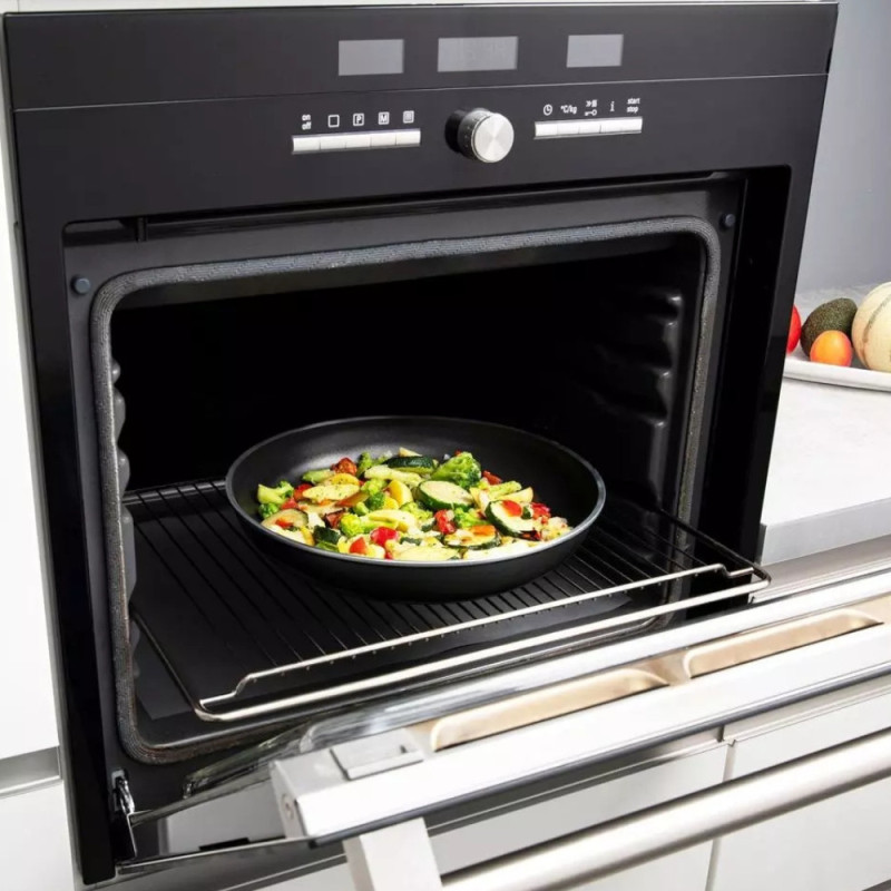 Batterie de Cuisine 15 Pièces Arthur Martin Poêles et Casseroles Gris Mat en Aluminium avec Accessoires