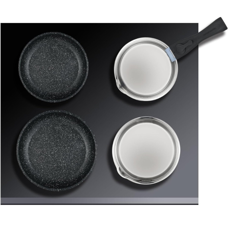 Batterie de Cuisine 15 Pièces Arthur Martin Poêles et Casseroles en Inox avec Accessoires