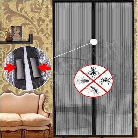 Moustiquaire Rideau Magnétique 9,99 € Porte avec Fermeture Aimantée Moustiquaire Rideau Magnétique 9,99 € Porte avec Fermeture Aimantée