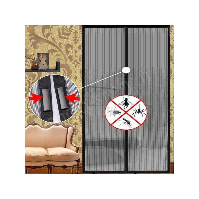 Moustiquaire Rideau Magnétique 9,99 € Porte avec Fermeture Aimantée Moustiquaire Rideau Magnétique 9,99 € Porte avec Fermeture Aimantée