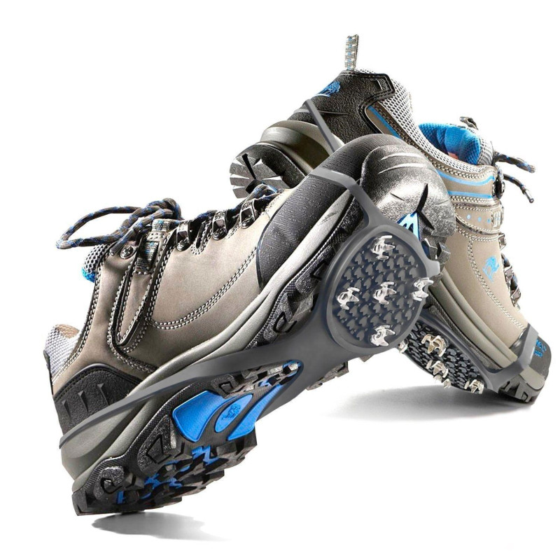 Semelles Anti-dérapantes Anti-Glisses avec Crampons pour Neige Glace Verglas