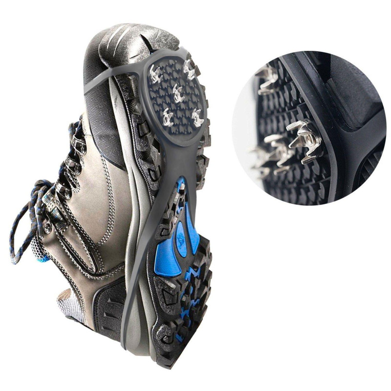 Semelles Anti-dérapantes Anti-Glisses avec Crampons pour Neige Glace Verglas