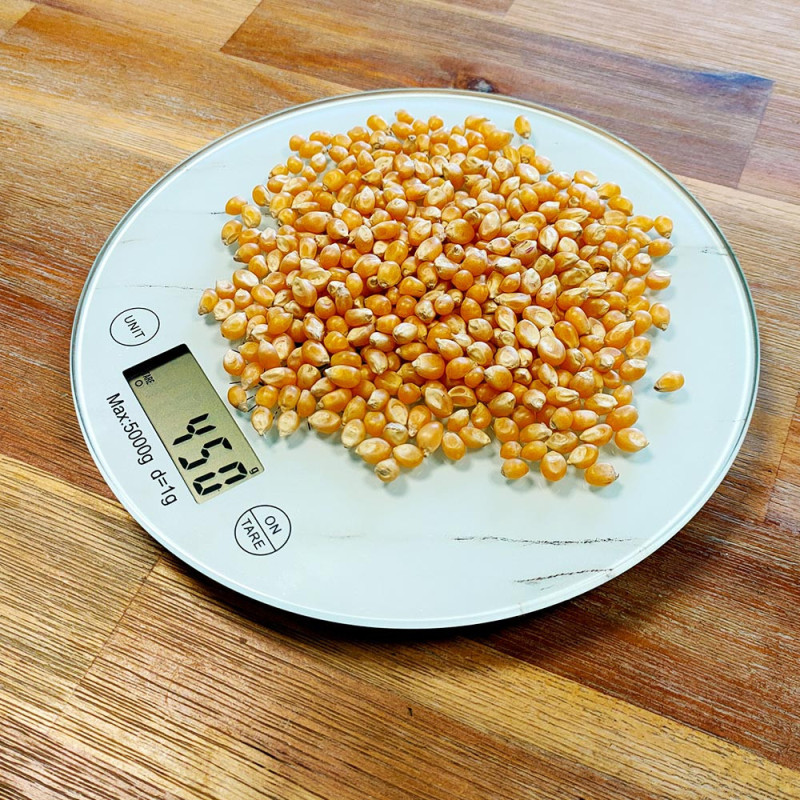 Balance de Cuisine Ronde Numérique - 5kg - Écran LCD - Effet Marbre