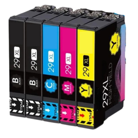 Pack de Cartouches 29 XL Compatibles pour Imprimante EPSON 29 XL