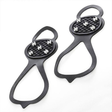 Semelles Anti-dérapantes Anti-Glisses avec Crampons pour Neige Glace Verglas