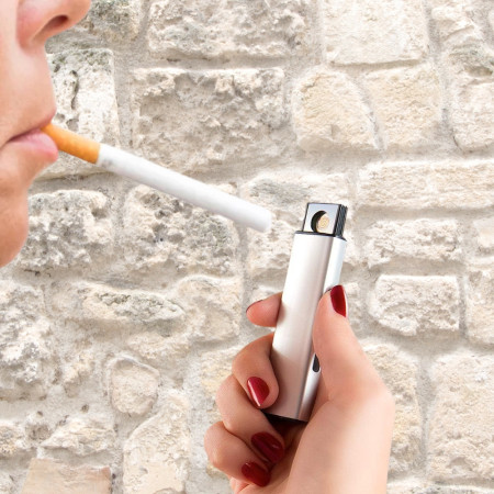 Briquet Electrique USB Rechargeable sans Flamme ni Gaz