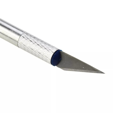 Set de Cutter de Précision avec 10 Lames Interchangeables et Boîte de Rangement pour Loisirs Créatifs
