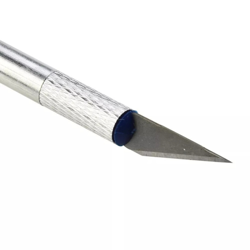 Set de Cutter de Précision avec 10 Lames Interchangeables et Boîte de Rangement pour Loisirs Créatifs