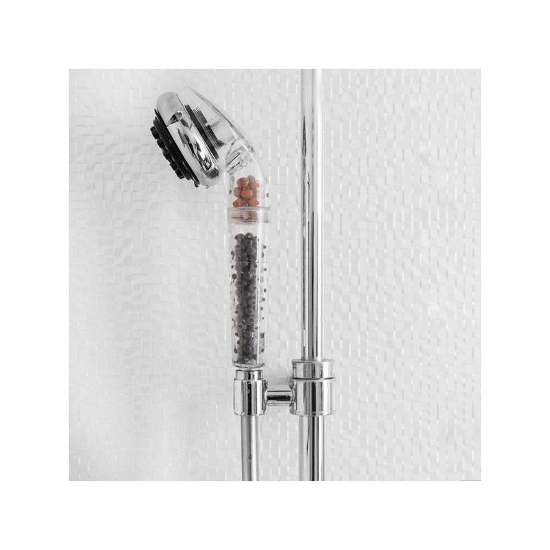 Pommeau Douche Douchette Spa Multifonction Tourmaline Germanium Eco Purifie Adoucit Eau