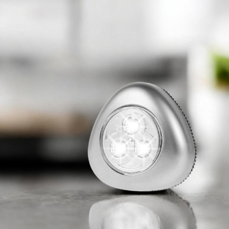 Lot de 3 Lampes LED à Poussoir sans Fil - Facile à Installer