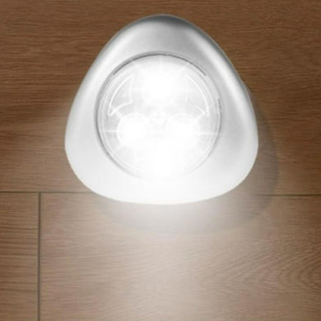 Lot de 3 Lampes LED à Poussoir sans Fil - Facile à Installer