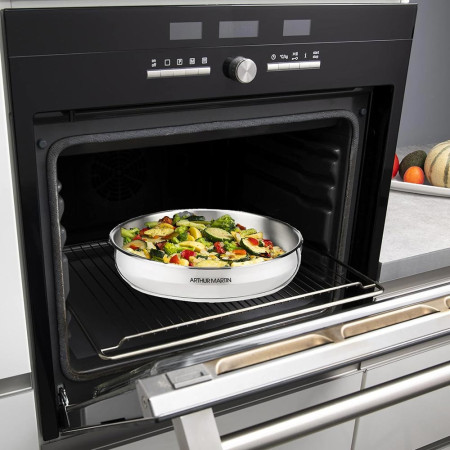 Batterie de Cuisine 10 Pièces Arthur Martin en Inox