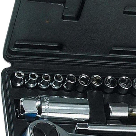 Coffret à Douilles 39 Pièces avec Accessoires