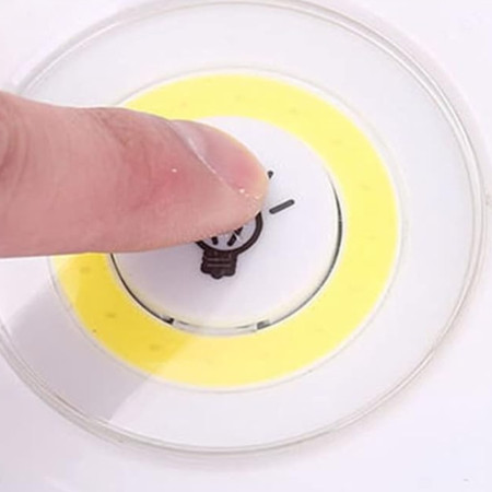 Lampe Poussoir LED COB Sans Fil pour Intérieur et Extérieur