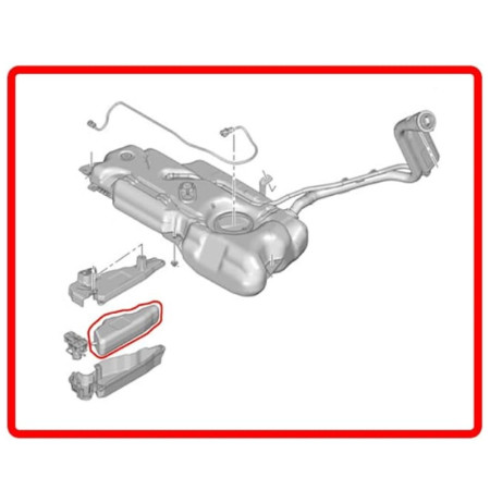 Réservoir Poche Additif FAP Cérine 1.1L Compatible PEUGEOT, CITROËN & OPEL - OEM : 9678033680 / 1500 RZ