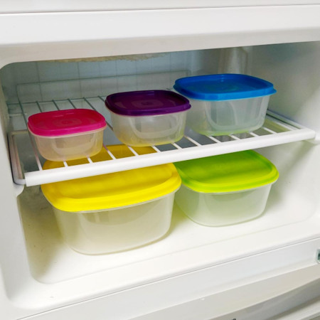 Lot de 5 Boîtes Alimentaires Hermétiques avec Couvercles pour Conservation et Réfrigération
