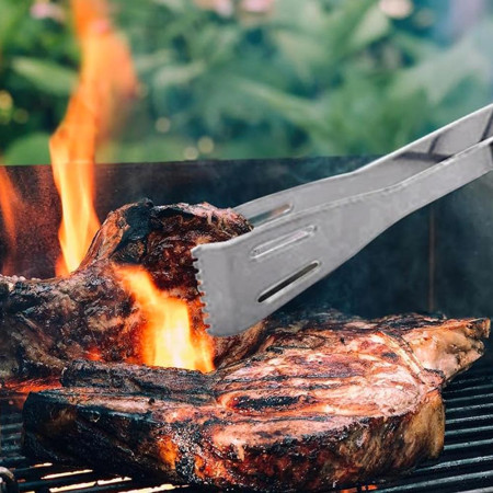 Pince de Cuisine en Inox pour Barbecue et Plancha
