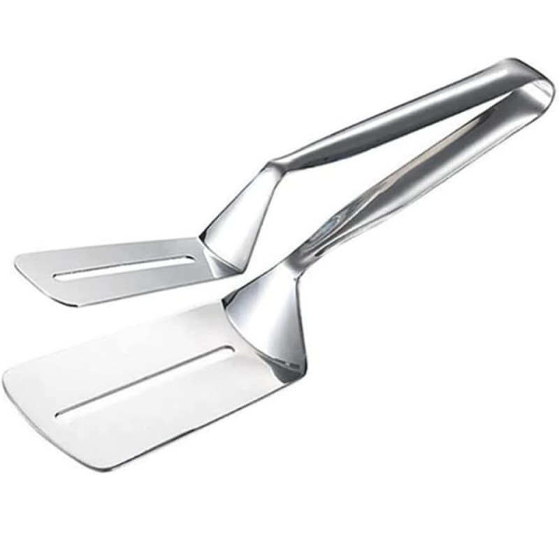 Pince à Frire de Cuisine en Acier Inoxydable Multifonction pour Viande au Barbecue et Plancha