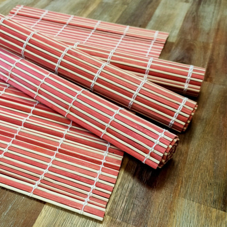 Lot de 4 Sets de Table en Bambou - Résistants et Faciles à Nettoyer
