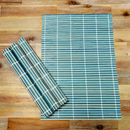 Lot de 4 Sets de Table en Bambou - Résistants et Faciles à Nettoyer